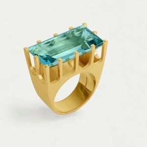 Dean Davidson Aquamarine Castle Ring size 7